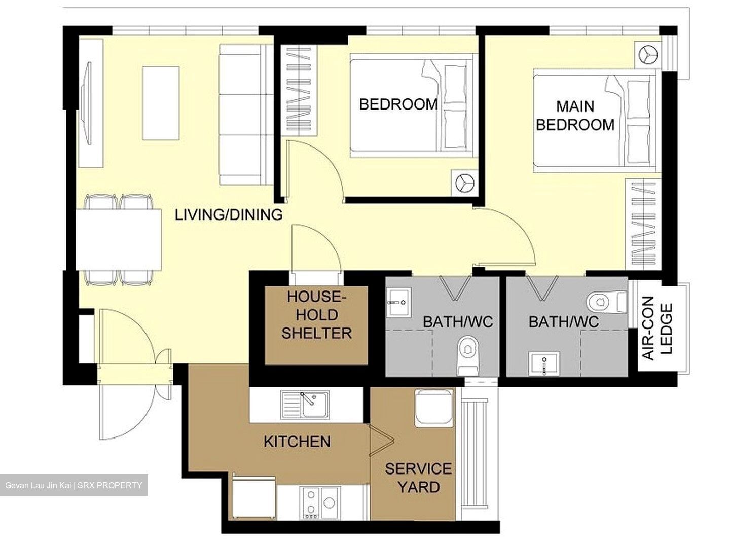 Blk 446 Yishun Avenue 11 (Yishun), HDB 3 Rooms #464020651